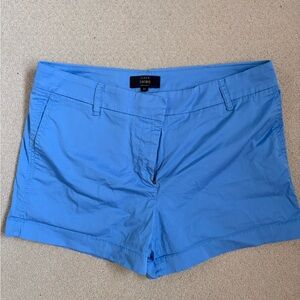 J. Crew Women's Sky Blue Chino Shorts